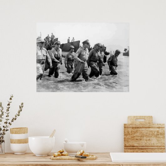 Poster Le général Douglas MacArthur revient (Cuisine)