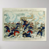 Poster Le général Ducrot à la bataille de Champigny (Devant)