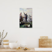 Poster Le général M.D. Skobselev dans le russo-turc (Cuisine)