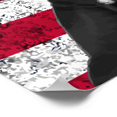 Poster Le général Sherman et le drapeau américain (Coin)