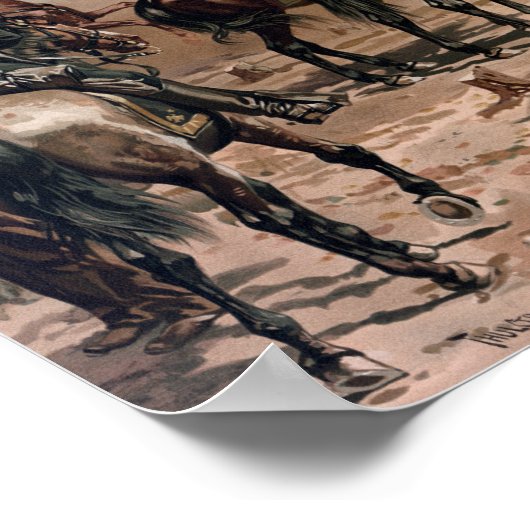 Poster Le général Sherman observe le siège d'Atlanta (Coin)