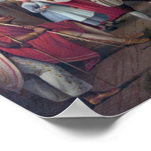 Poster Le général Washington entre à New York (Coin)