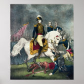 Poster Le général William H. Harrison à la bataille (Devant)