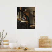 Poster Le géographe - Vermeer (Cuisine)