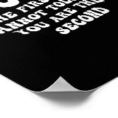 Poster Le Gluten Est La Première Chose Que Je Ne Peux Pas (Coin)