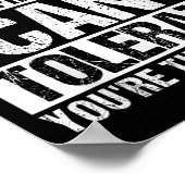 Poster Le gluten est la première chose que je ne peux pas (Coin)