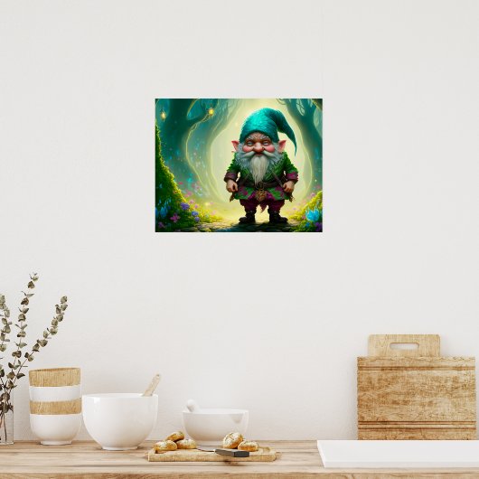 Poster Le Gnome dans les bois (Cuisine)