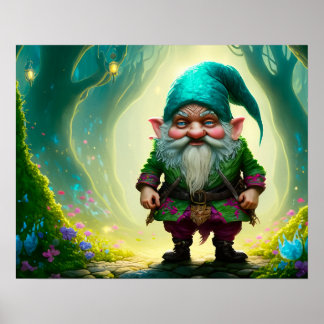 Poster Le Gnome dans les bois