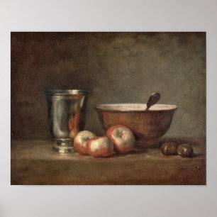 Poster Le gobelet argenté, c.1768