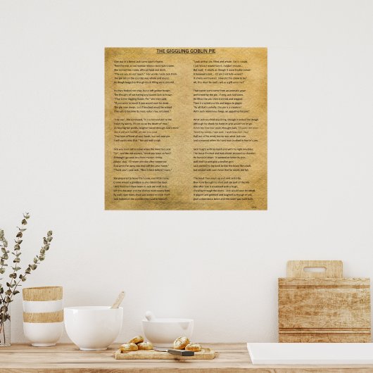 POSTER LE GOBLIN PIE GOBLIN (Cuisine)