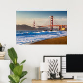 Poster Le Golden Gate Bridge De Baker Beach (Bureau à domicile)