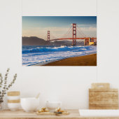 Poster Le Golden Gate Bridge De Baker Beach (Cuisine)