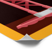 Poster Le Golden Gate Bridge de nuit (Coin)