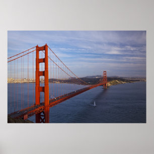 Poster Le Golden Gate Bridge depuis Marin