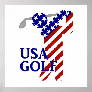Poster LE GOLF DES Patriotes ÉTATS-UNIS