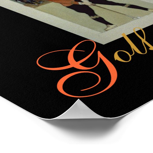 Poster Le golf est... Imprimer (Coin)