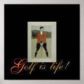 Poster Le golf est... Imprimer (Devant)