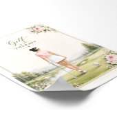 Poster Le golf est ma thérapie pour golfeuse (Coin)