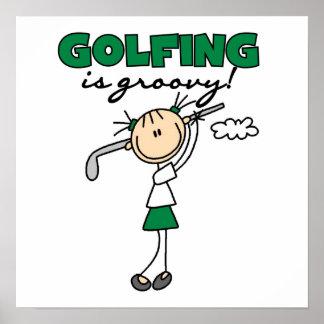 Poster Le golf est Super