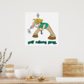 Poster le golf soulage l'humour de stress (Cuisine)