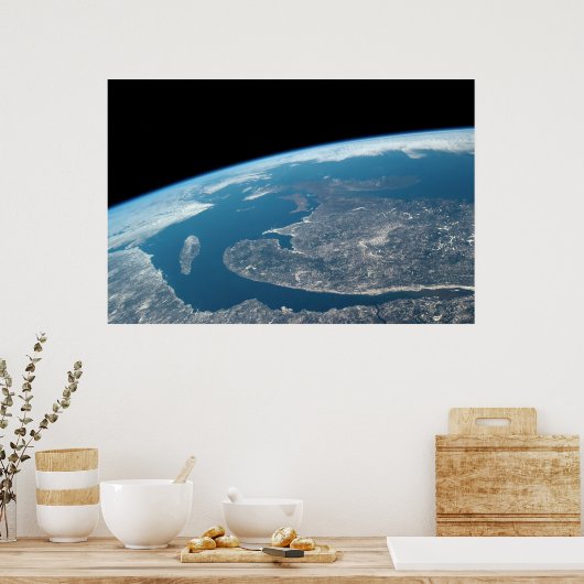 Poster Le Golfe Du Saint-Laurent Et Le Canada. (Cuisine)