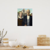 Poster Le gothique américain de Grant Wood (Cuisine)