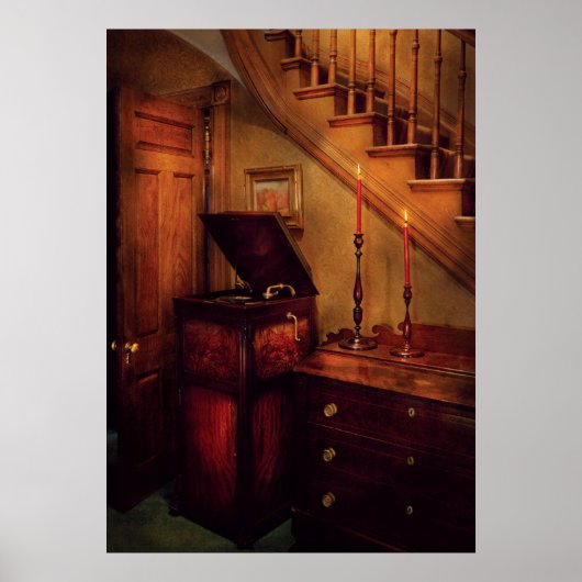 Poster Le Gramophone dans le coin (Devant)