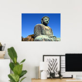 Poster Le Grand Bouddha : Kamakura, Japon (Bureau à domicile)