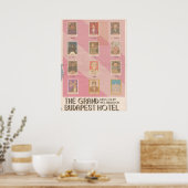 Poster Le Grand Budapest Hotel Tarot Vintage (Cuisine)