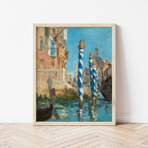 Poster Le Grand Canal à Venise Édouard Manet
