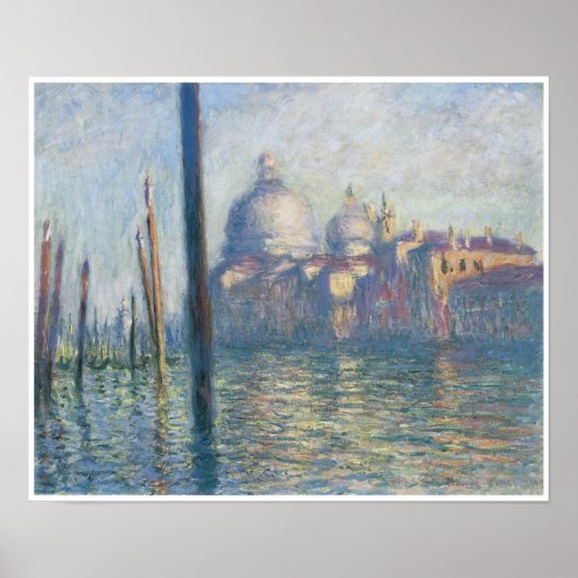 Poster Le Grand Canal, Claude Monet (Devant)