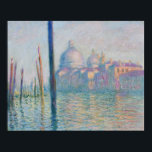 Poster Le Grand Canal de Claude Monet<br><div class="desc">Le Grand Canal (1908) de Claude Monet est une peinture d'art impressionniste vintage représentant le Père Noël Maria della Salute du centre du canal, Vous pouvez voir les mâts de gondole sortir de l'eau et atteindre le ciel. À propos de l'artiste : Claude Monet a été un fondateur du mouvement...</div>