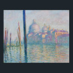Poster Le Grand Canal de Claude Monet<br><div class="desc">Le Grand Canal (1908) de Claude Monet est une peinture d'art impressionniste vintage représentant le Père Noël Maria della Salute du centre du canal, Vous pouvez voir les mâts de gondole sortir de l'eau et atteindre le ciel. À propos de l'artiste : Claude Monet a été un fondateur du mouvement...</div>