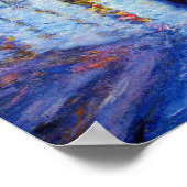Poster Le Grand Canal par Claude Monet (Coin)