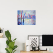 Poster Le Grand Canal par Claude Monet (Bureau à domicile)