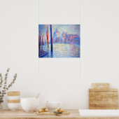 Poster Le Grand Canal par Claude Monet (Cuisine)