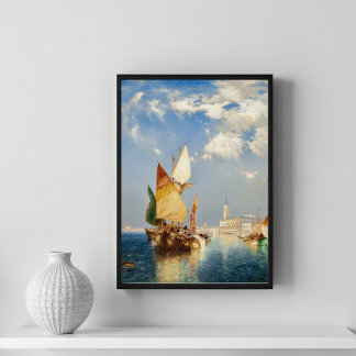 Poster Le Grand Canal, Venise (1903) par Thomas Moran