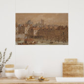 Poster Le Grand Chatelet et le Pont aux Meuniers (Cuisine)