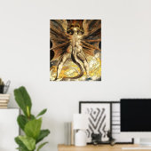 Poster Le grand dragon rouge par William Blake (Bureau à domicile)