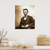Poster Le Grand Émancipateur - Abe Lincoln (1865) (Cuisine)