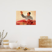 Poster Le Grand Enseignant Président Mao 1967 Ancien Comm (Cuisine)