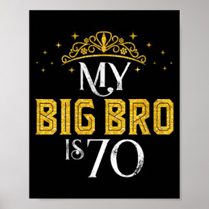 Poster Le grand frère des femmes a 70 ans joyeux 70e