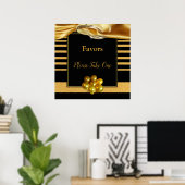 Poster Le Grand Gatsby Inspiration Mariage Faveurs (Bureau à domicile)