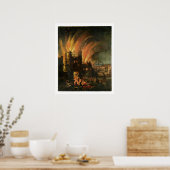 Poster Le grand incendie de Londres (septembre 1666) avec (Cuisine)