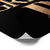 Poster Le Grand Père Elegant Black Gold (Coin)