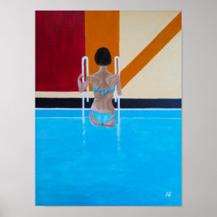 Poster Le Grand Resort Peinture par Alfred Fox
