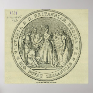 Poster Le grand sceau de la Nouvelle-Zélande