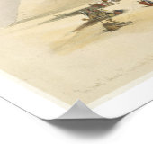 Poster Le Grand Sphinx et les Pyramides de Gizeh, de "E (Coin)