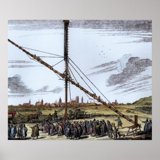 Poster Le grand télescope astronomique (Devant)