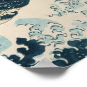 Poster Le Grand Wave de Kanagawa (Coin)